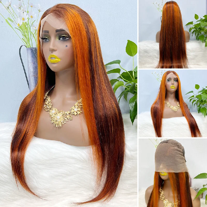 Adjustable - cap lace wig for a comfortable fit13*4 Lace Wig Straight Natural Virgin Human Hair Lace Wigs Color P4/350# 200% Density Adjustable - cap lace wig for a comfortable fit13*4 Lace Wig Straight Natural Virgin Human Hair Lace Wigs Color P4/350# 200% Density