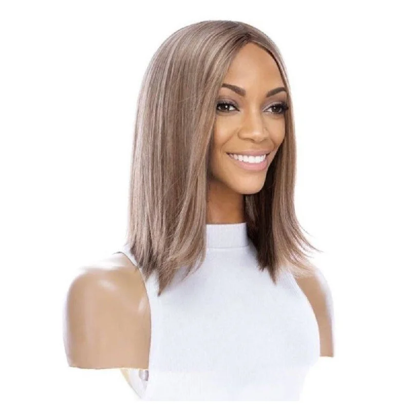 Human - hair wig with a curly texture for a bold and stylish choice13" Victoria Silk Top Wig Medium Blonde Human - hair wig with a curly texture for a bold and stylish choice13" Victoria Silk Top Wig Medium Blonde