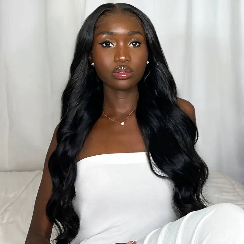 Human - hair wig in a jet - black color for a classic and timeless lookWesface Glueless Body Wave 6x6 HD Pre-Cut Ready To Go Glueless Human Hair Wigs For Women Human - hair wig in a jet - black color for a classic and timeless lookWesface Glueless Body Wave 6x6 HD Pre-Cut Ready To Go Glueless Human Hair Wigs For Women