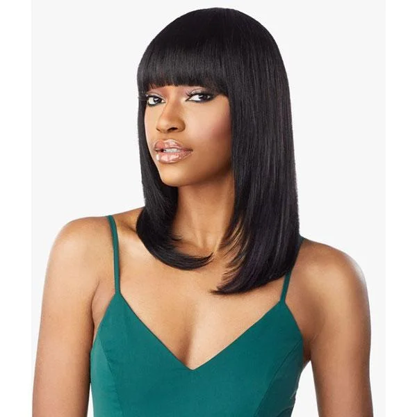 Adjustable - cap human - hair wig for a comfortable fitSensationnel 100% Virgin Human Hair Full Wig - 10A STRAIGHT 18” Adjustable - cap human - hair wig for a comfortable fitSensationnel 100% Virgin Human Hair Full Wig - 10A STRAIGHT 18”