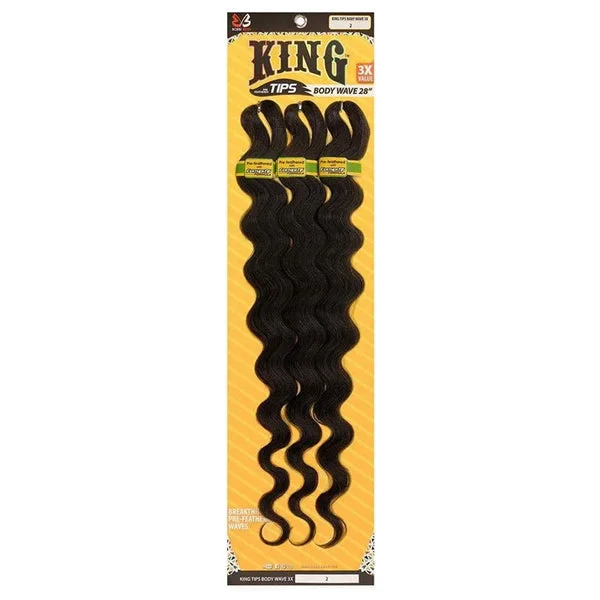 Braided wigs with a natural - looking scalp for a more realistic finishBobbi Boss 3X King Tips Body Wave 28" Braided wigs with a natural - looking scalp for a more realistic finishBobbi Boss 3X King Tips Body Wave 28"