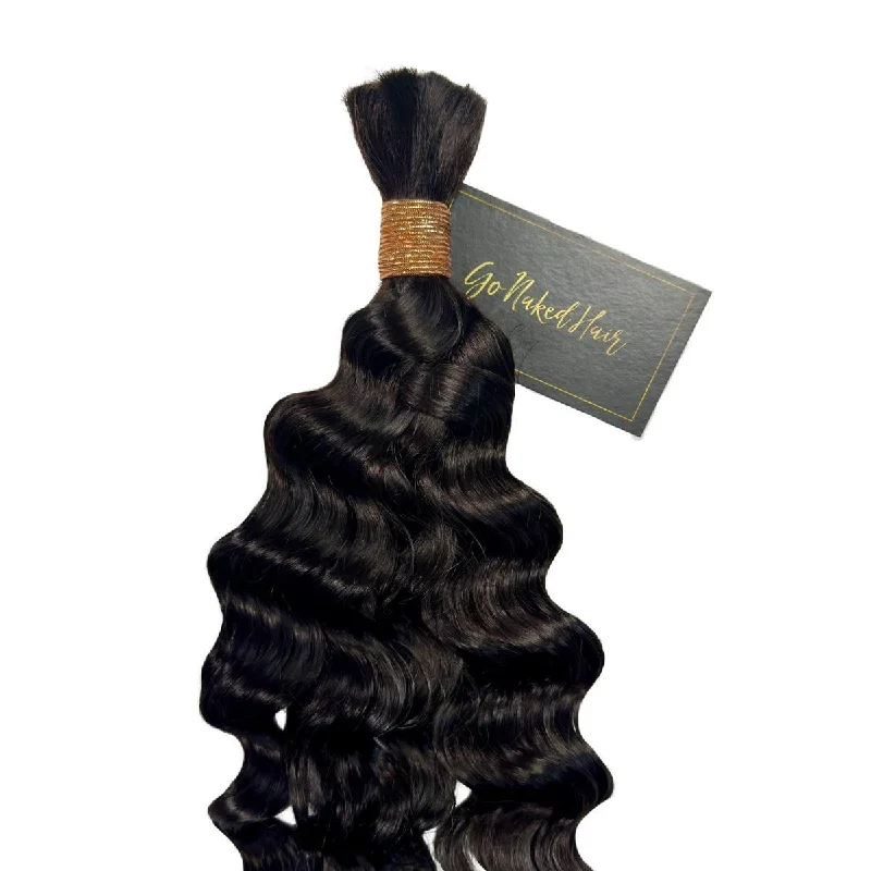 Synthetic braided wigs with a natural - looking textureLatin Wave Bulk Hair