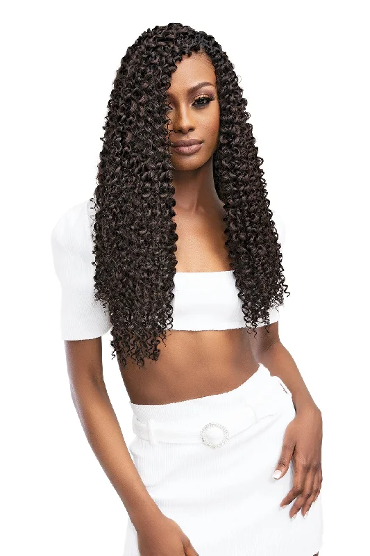 Braided wigs with a side - part for a flattering lookLOVATRESS WATER WAVE BRAID 18"