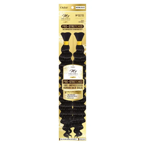Long - length braided wigs for a glamorous and voluminous styleMy Tresses Gold Label Natural Deep Bulk 100% Unprocessed Human Braiding Hair Long - length braided wigs for a glamorous and voluminous styleMy Tresses Gold Label Natural Deep Bulk 100% Unprocessed Human Braiding Hair