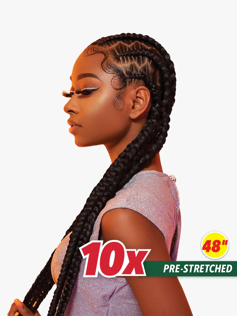 Blonde braided wigs for a trendy and sun - kissed appearanceSENSATIONNEL 10X X-Pression Pre-Stretched Braiding Hair 48" Blonde braided wigs for a trendy and sun - kissed appearanceSENSATIONNEL 10X X-Pression Pre-Stretched Braiding Hair 48"