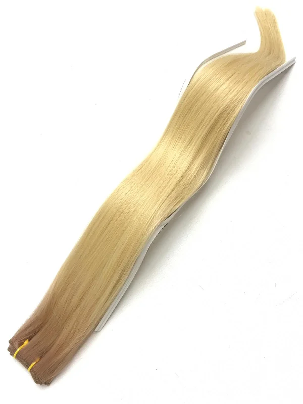 Adjustable - cap braided wigs for a comfortable fitWeft Hair Extensions Human Hair #18-613 Ombre Bermuda Blend Adjustable - cap braided wigs for a comfortable fitWeft Hair Extensions Human Hair #18-613 Ombre Bermuda Blend