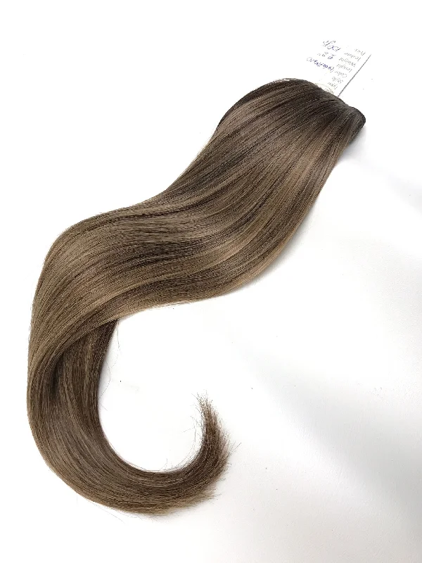 Colored braided wigs with a rainbow ombre effectWeft Hair Extensions Human Hair #N4 - #6 - #7N - #10 BRAZILIAN SUN - OMBRÉ & BALAYAGE Colored braided wigs with a rainbow ombre effectWeft Hair Extensions Human Hair #N4 - #6 - #7N - #10 BRAZILIAN SUN - OMBRÉ & BALAYAGE