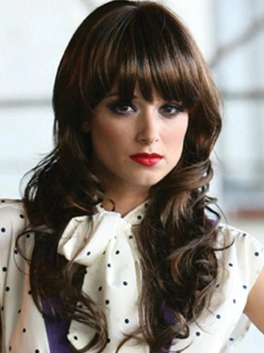 Long - length wig in a jet - black color for a classic appearanceCowgirl Haute | Synthetic Wig by Forever Young Long - length wig in a jet - black color for a classic appearanceCowgirl Haute | Synthetic Wig by Forever Young