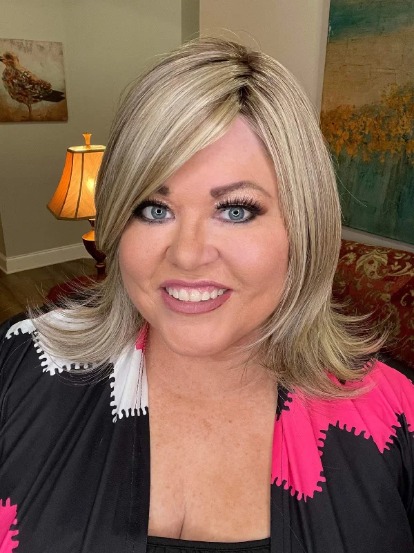 Medium - length wig with a wispy fringe for a soft and feminine lookJenny Vanilla Almond Hand-Tied HS Platinum Luxury Wig CA1 W6791 Medium - length wig with a wispy fringe for a soft and feminine lookJenny Vanilla Almond Hand-Tied HS Platinum Luxury Wig CA1 W6791